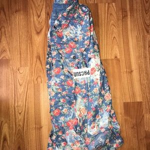 Super cute denim floral jacket from pacsun